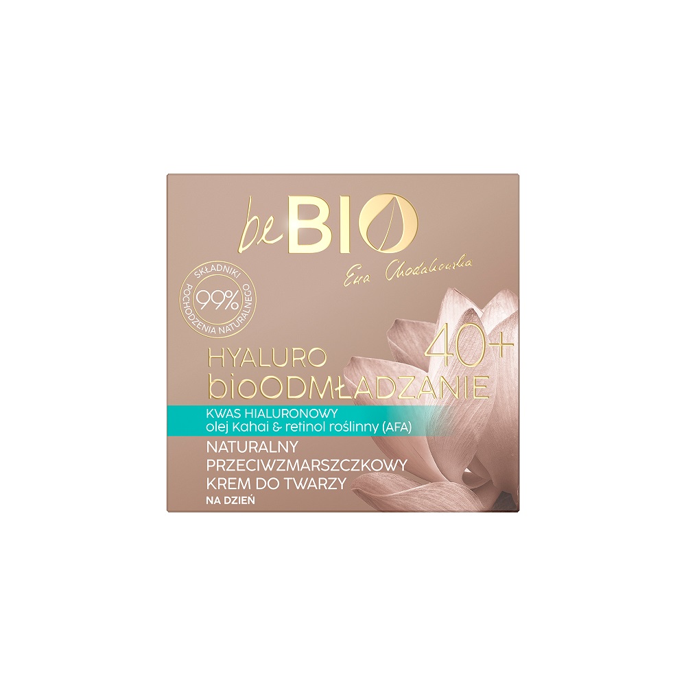 39552971649224343 Hyaluro bioOdmładzanie 40+ naturalny krem do twarzy na dzień 50ml - obrazek 1