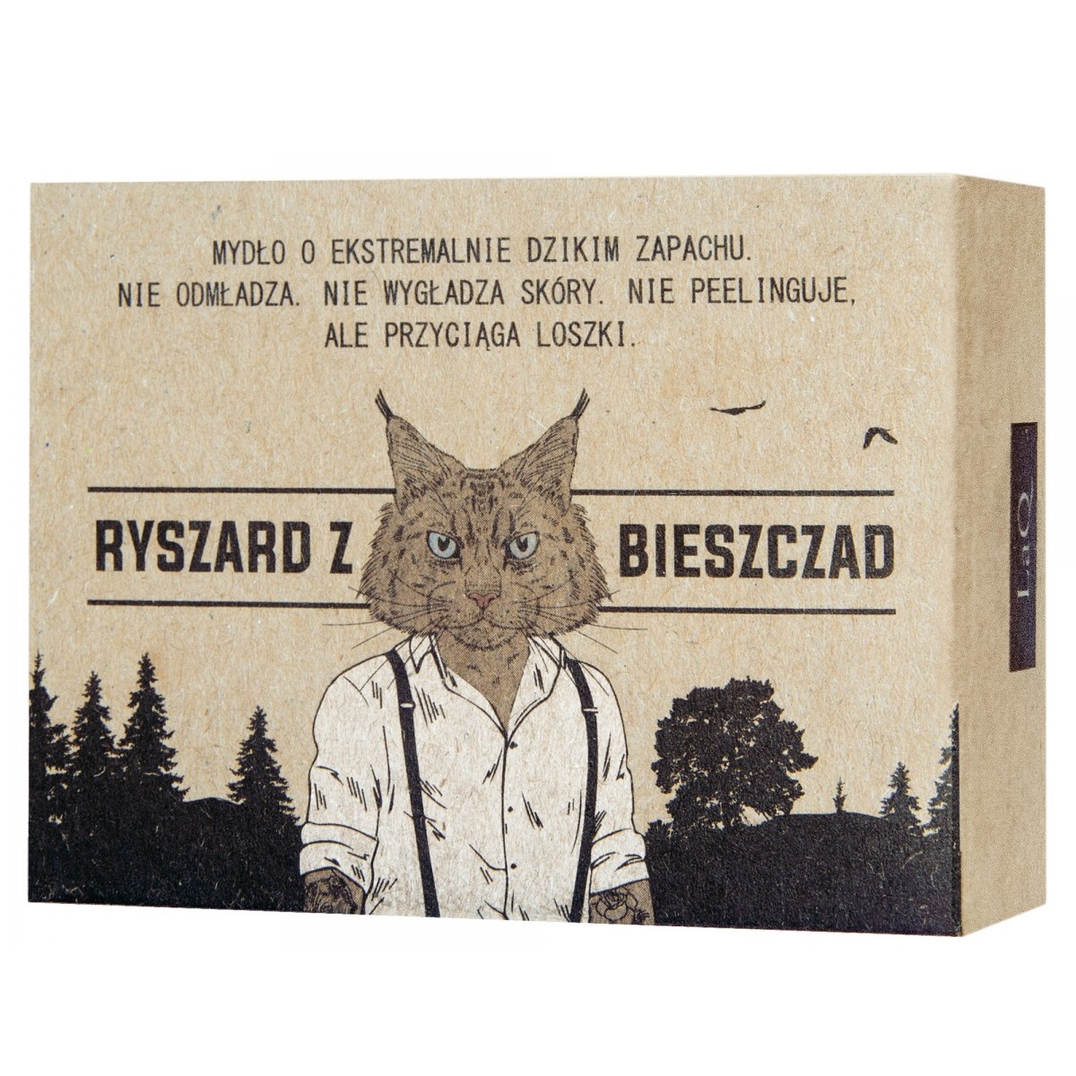 39608081679659795 Ryszard z Bieszczad mydło dla facetów w kostce 85g - obrazek 1