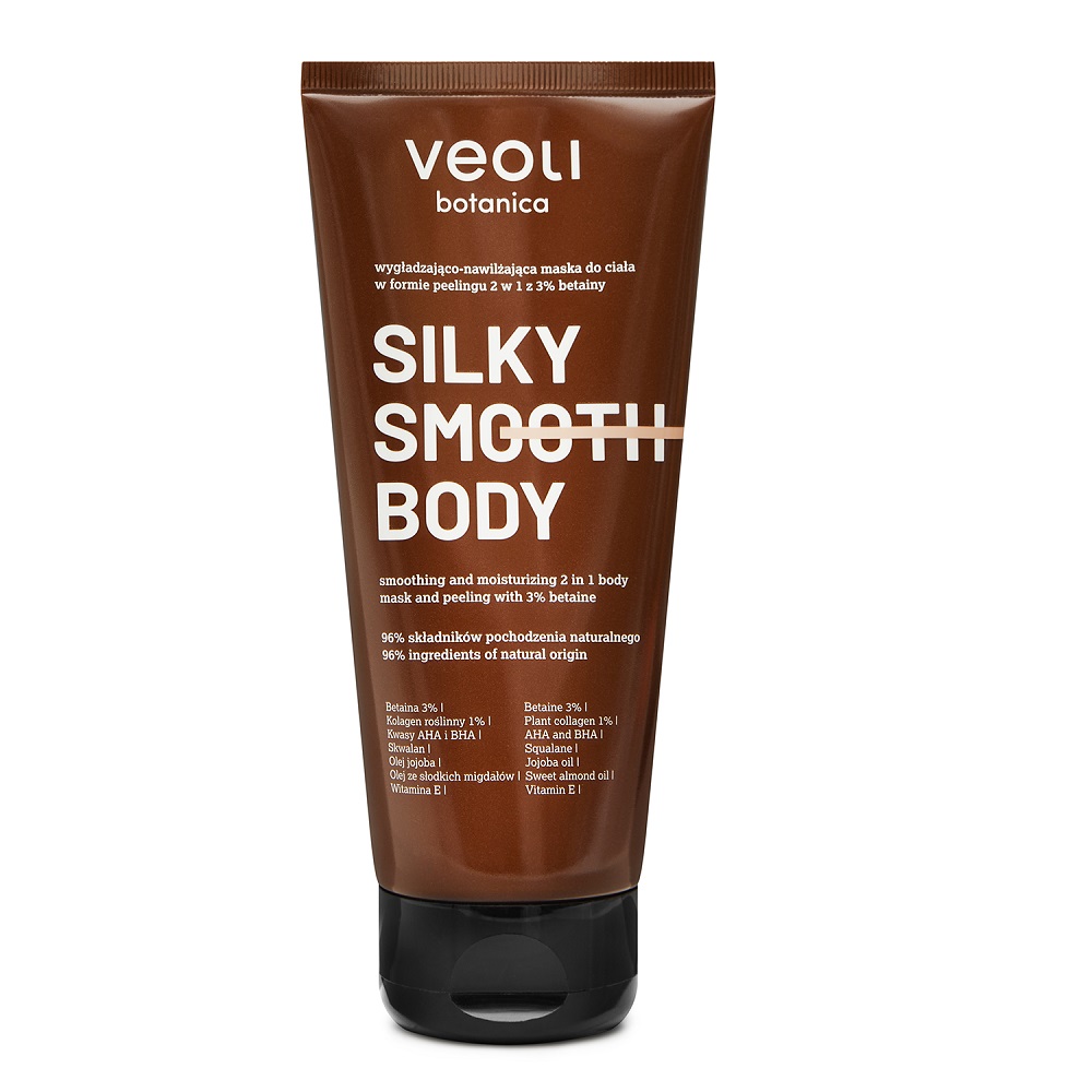 39614911693997301 Silky Smooth Body wygładzająco-nawilżająca maska do ciała w formie peelingu 180ml - obrazek 1