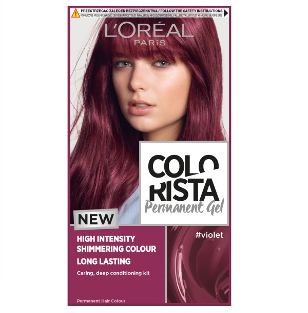 39727661599724730 Colorista Permanent Gel trwała farba do włosów #violet - obrazek 1