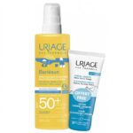 Bariesun Kids nawilżający spray dla dzieci SPF50+ 200ml + Cleansing Cream odżywczy krem oczyszczający 50ml