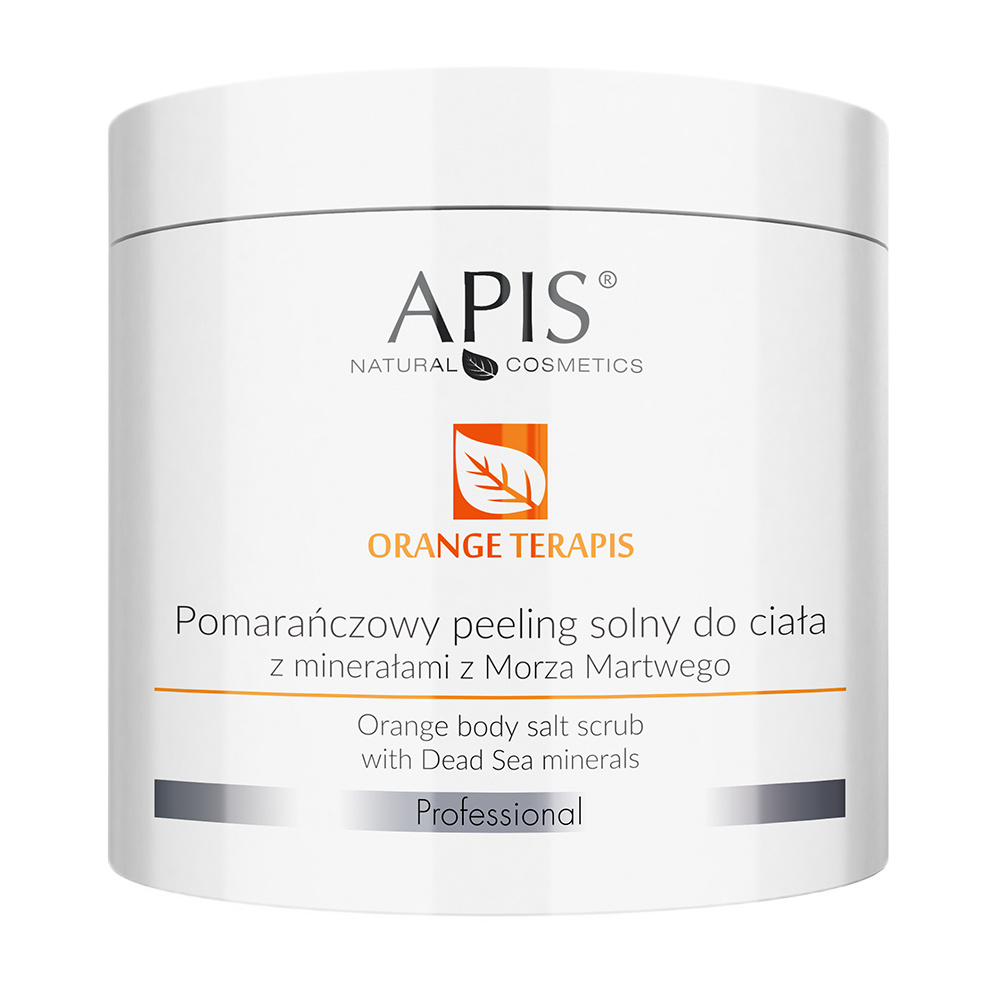 39756581709208457 Orange Terapis pomarańczowy peeling solny do ciała z minerałami z Morza Martwego 700g - obrazek 1