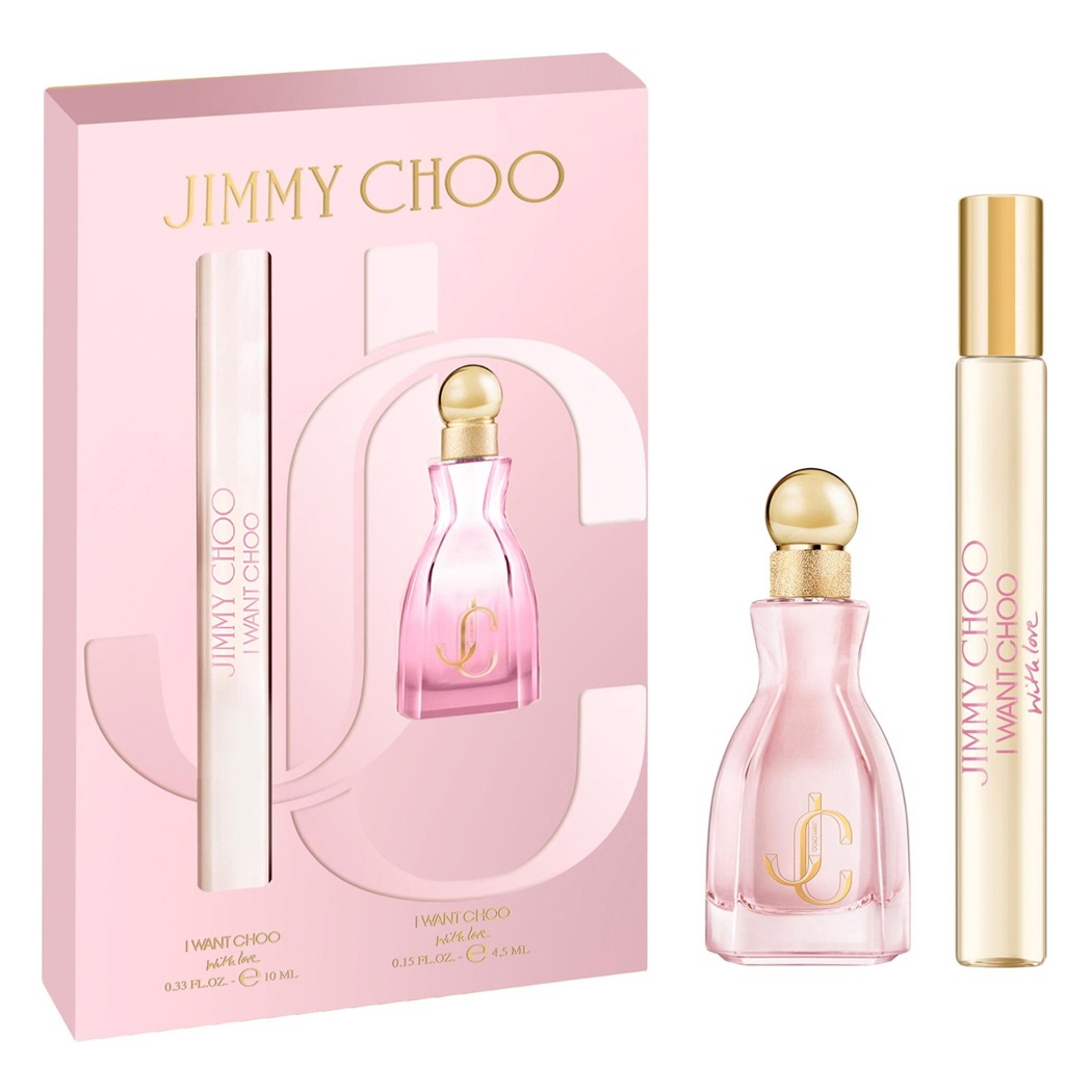 39781261778233837 I Want Choo With Love zestaw woda perfumowana spray 10ml + woda perfumowana spray 4.5ml - obrazek 1