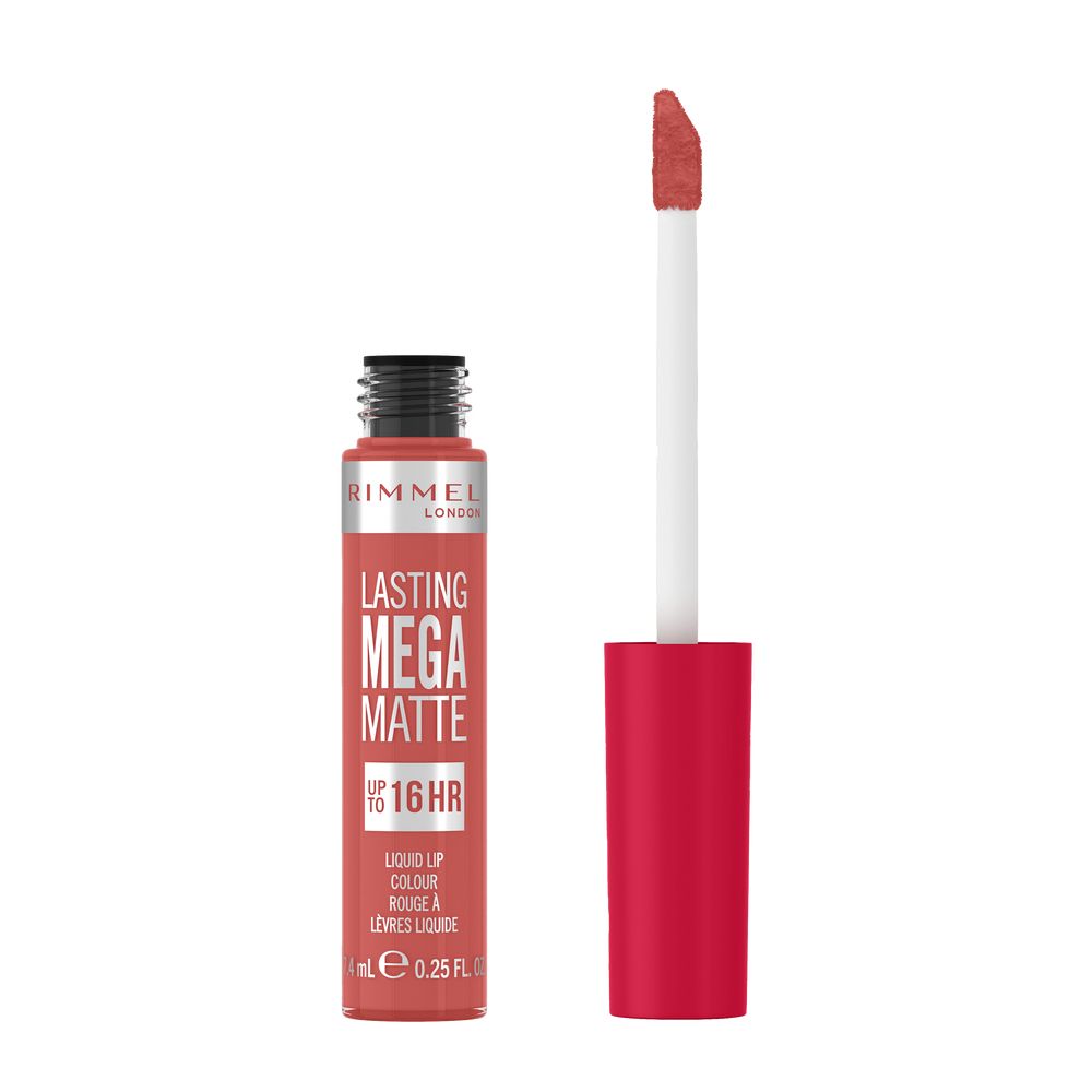 39786571692875939 Lasting Mega Matte długotrwała matowa pomadka w płynie do ust 600 Coral Sass 7.4ml - obrazek 1