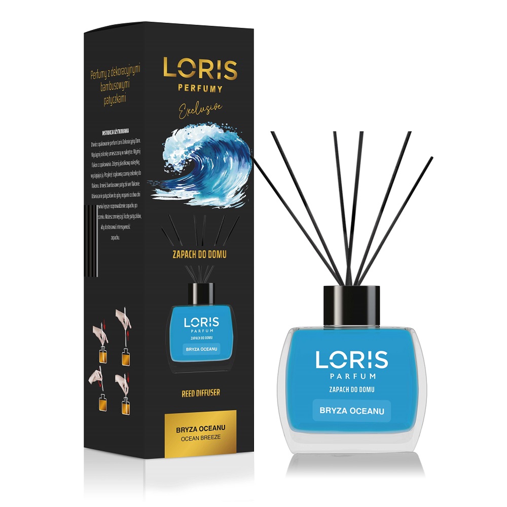 39890061687434618 Reed Diffuser dyfuzor zapachowy z patyczkami Bryza Oceanu 120ml - obrazek 1
