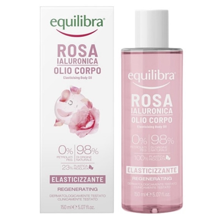 39992551716307267 Rosa różany olejek do ciała z kwasem hialuronowym 150ml - obrazek 1