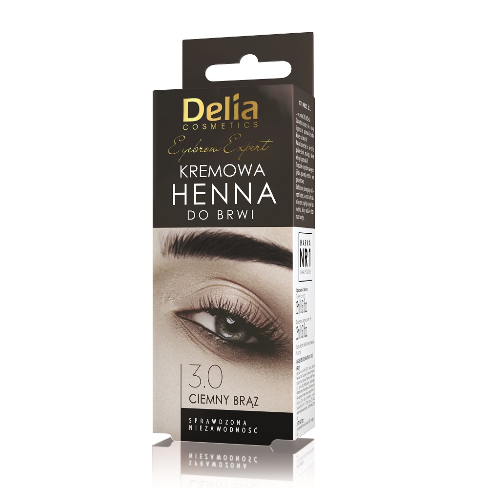 4001051618403303 Eyebrow Expert kremowa henna do brwi 3.0 Ciemny Brąz 15ml - obrazek 1