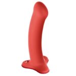Magnum elastyczne dildo Czerwone