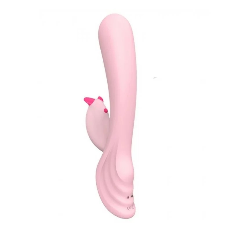 40086731664352555 Plume wibrator typu króliczek z 9 trybami wibracji Light Pink - obrazek 1