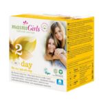 Girls podpaski na dzień z bawełny organicznej Size 2 10szt