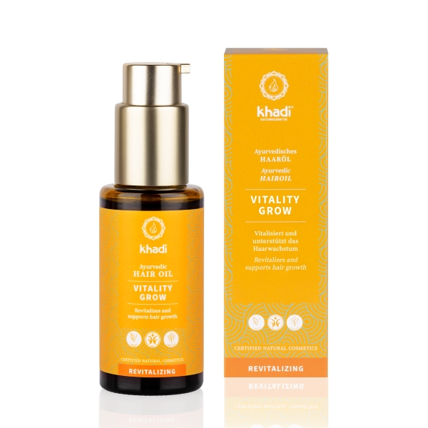 40170691628158082 Ayurvedic Hair Oil Vitality Grow olejek stymulujący wzrost włosów 50ml - obrazek 1