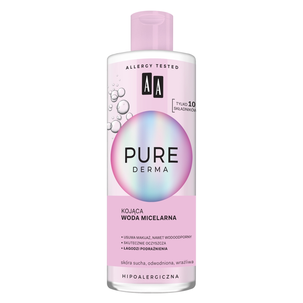 40248681632995493 Pure Derma kojąca woda micelarna 400ml - obrazek 1