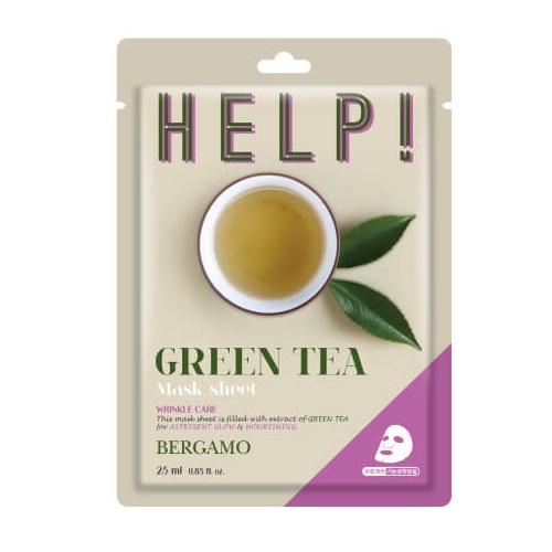 40268761681297521 Help Sheet Mask maska do twarzy z Green Tea 25ml - obrazek 1