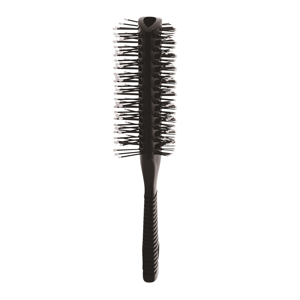 40276921611220930 Antistatic Hair Brush szczotka przelotowa dwustronna z gumową rączką - obrazek 1