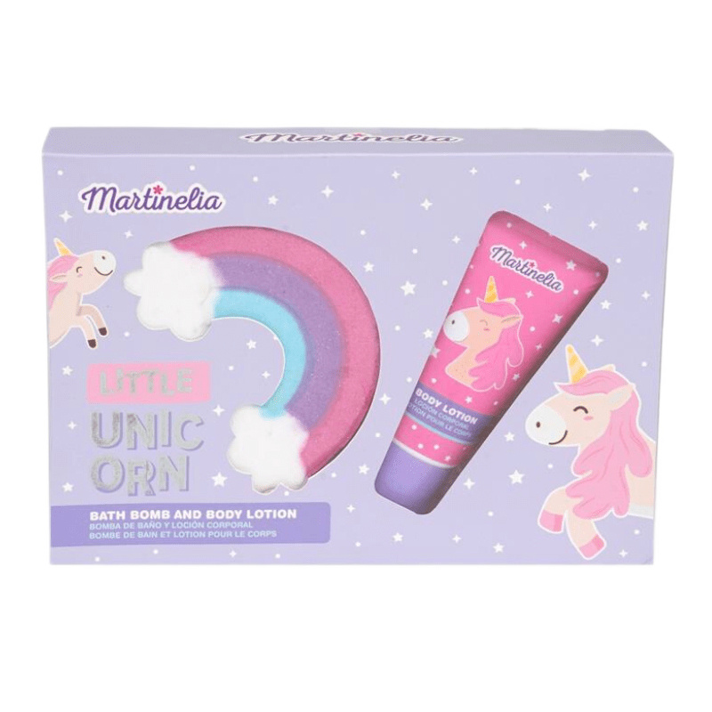 40351761710500945 Little Unicorn Bath Duo zestaw balsam do ciała 60ml + kula do kąpieli 150g - obrazek 1