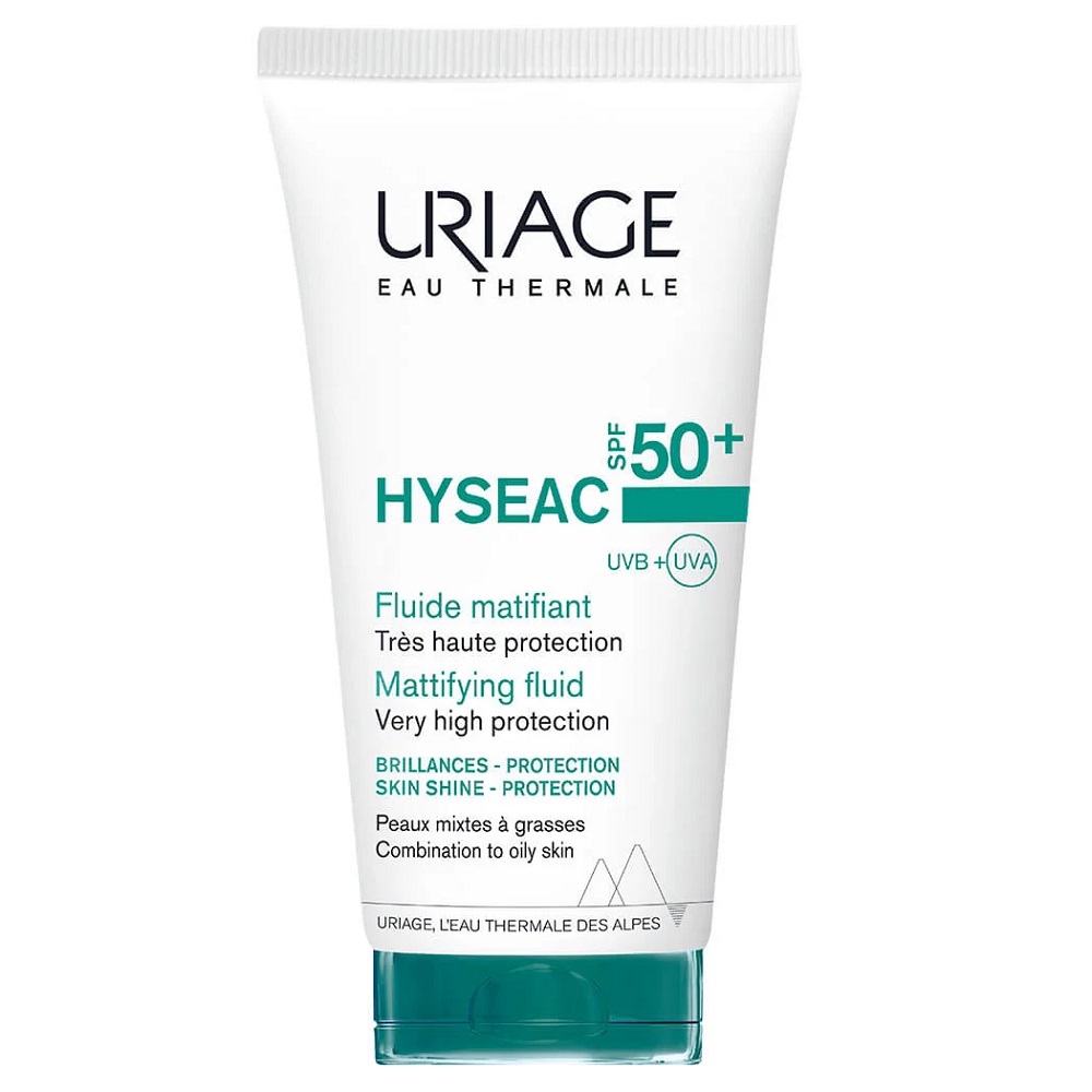 40383451752126860 Hyseac matujący fluid przeciwsłoneczny SPF50+ 50ml - obrazek 1