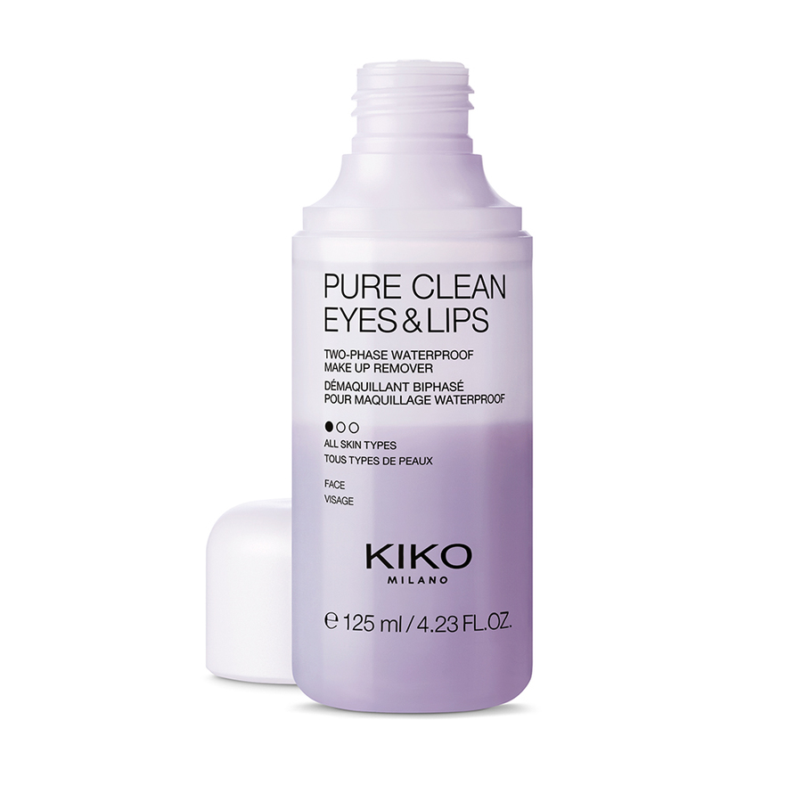 PURE CLEAN EYES&LIPS Pure Clean Eyes & Lips dwufazowy płyn do demakijażu oczu i ust 125ml - obrazek 1
