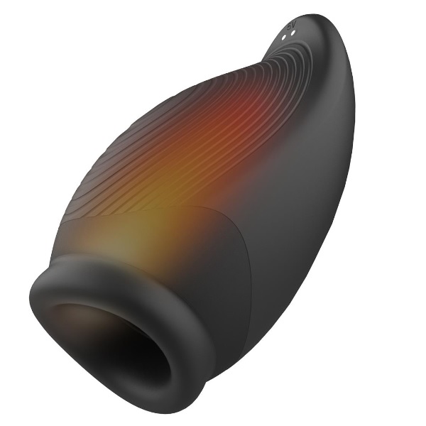 40482971697787843 RamRod Stroker podgrzewany wibrujący masturbator Black - obrazek 1