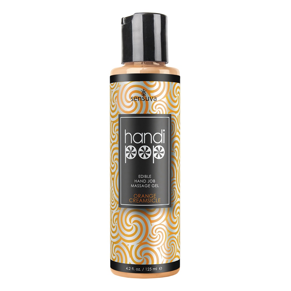 40572101713324303 Handipop Hand Job Massage Gel żel do masażu penisa i seksu oralnego Orange Creamsicle 125ml - obrazek 1