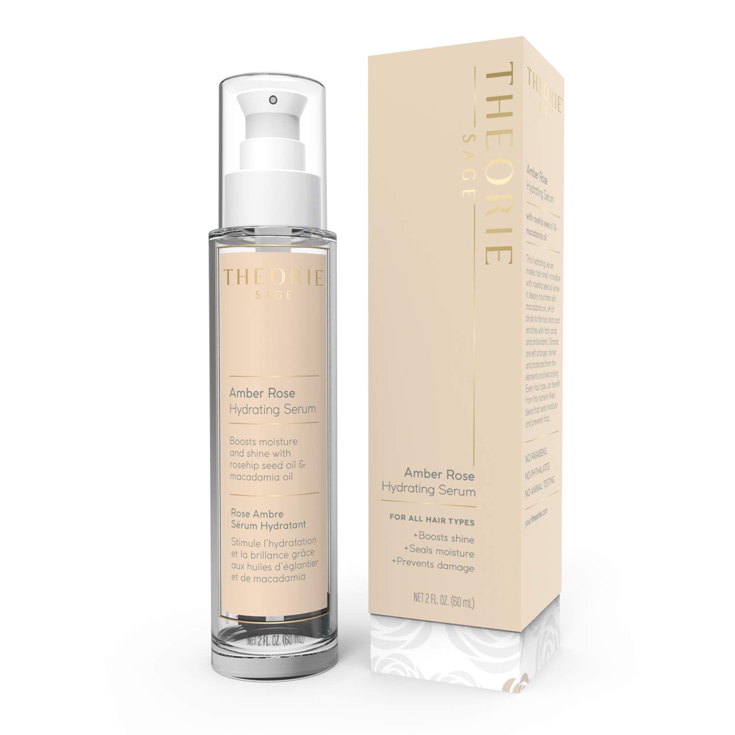 40606211642170044 Amber Rose Hydrating Serum nawilżające serum do wszystkich typów włosów 60ml - obrazek 1