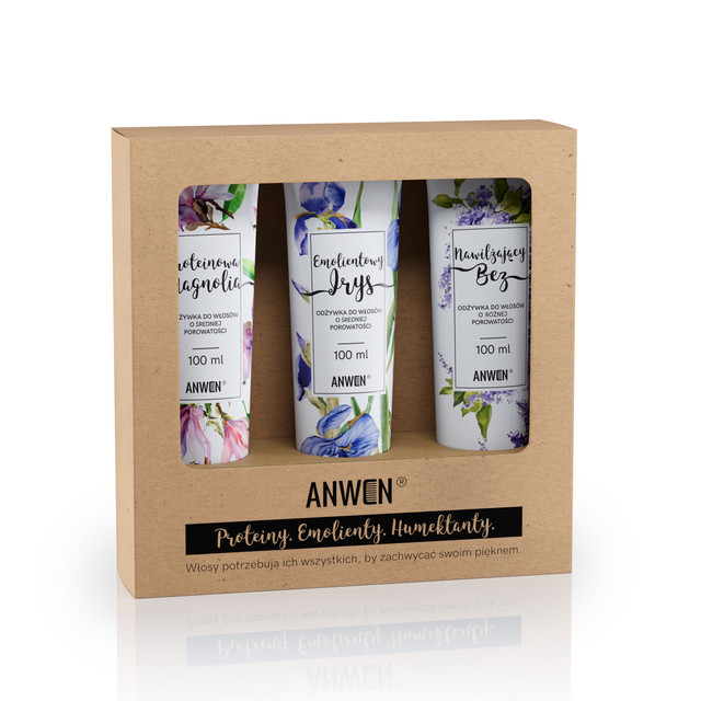 40702191592820711 Odżywki do włosów o średniej porowatości zestaw Proteinowa Orchidea 100ml + Emolientowy Irys 100ml + Nawilżający Bez 100ml - obrazek 1