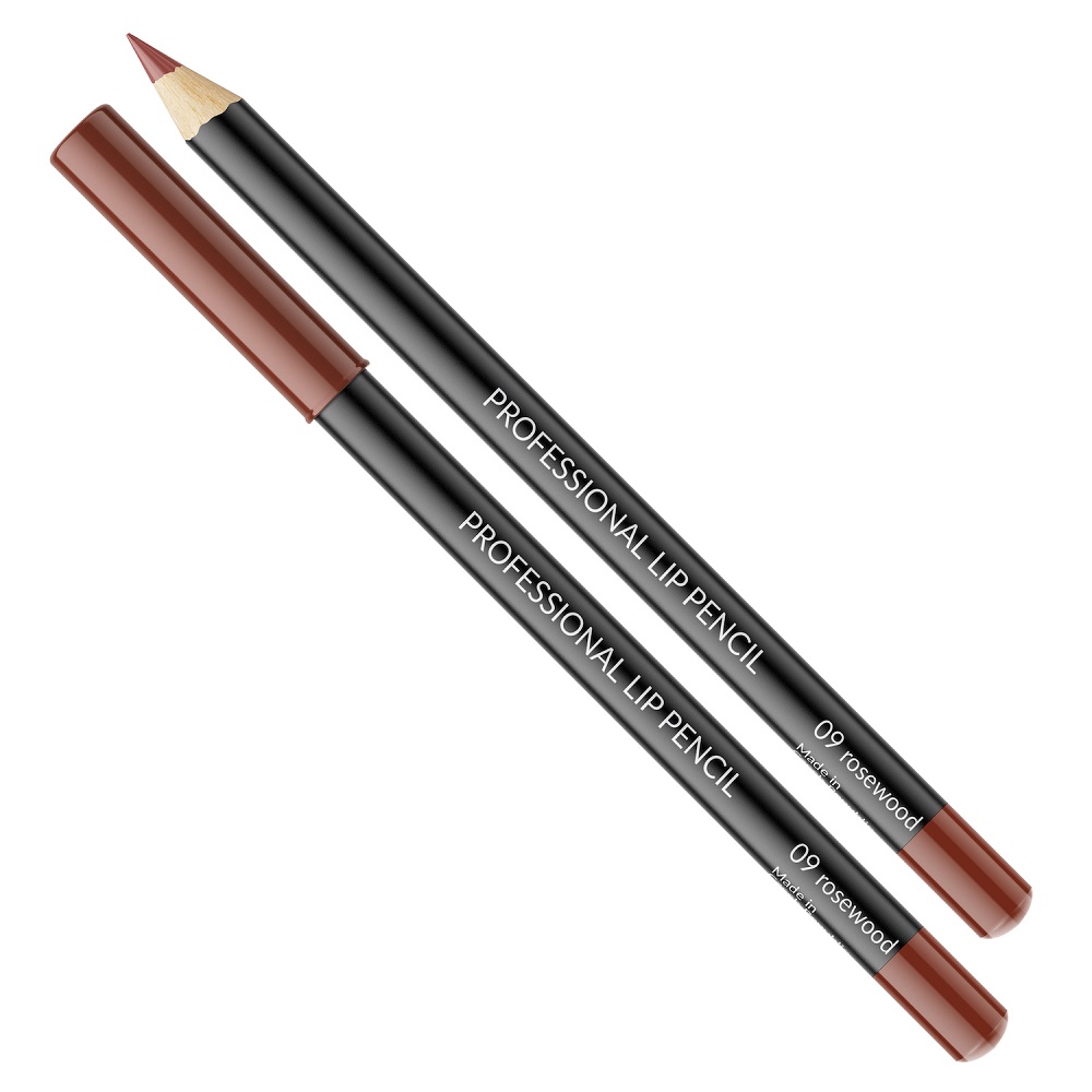 Exclusive Mockups for Branding and Packaging Design Professional Lip Pencil konturówka do ust 09 Rosewood 1g - obrazek 1