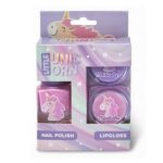 Little Unicorn Mini Set Trio zestaw lakier do paznokci 4ml + błyszczyk do ust 2x6ml