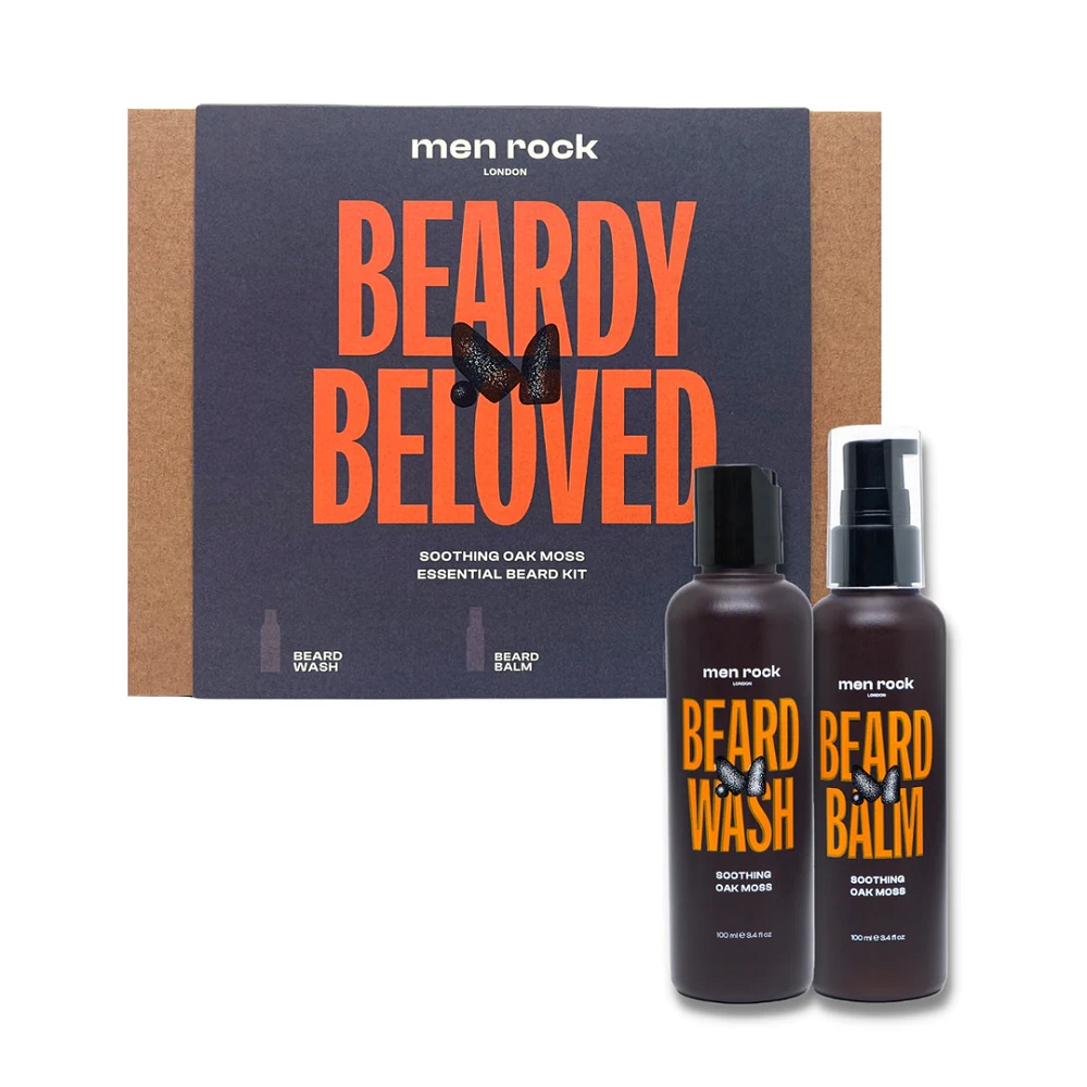 4073461699562736 Beardy Beloved Soothing Oak Moss zestaw szampon do brody 100ml + balsam do brody 100ml - obrazek 1