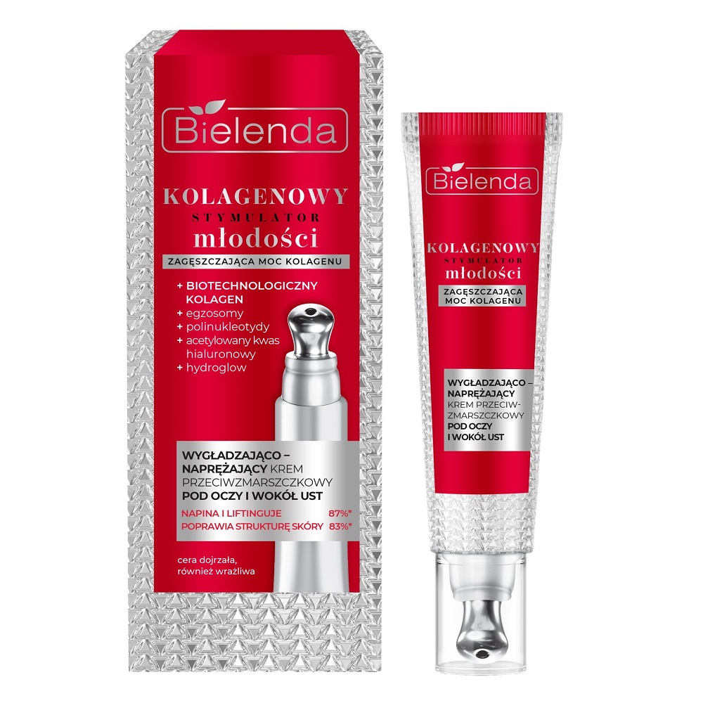 40877841741767599 Kolagenowy Stymulator Młodości wygładzająco-naprężający krem przeciwzmarszczkowy pod oczy i wokół ust 15ml - obrazek 1