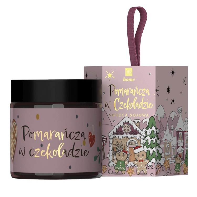 40908731727787967 Świeca sojowa Pomarańcza w Czekoladzie 100g - obrazek 1