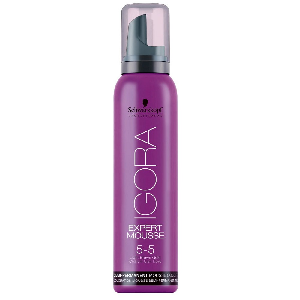 40965441636527575 Igora Expert Mousse koloryzująca pianka do włosów 5-5 Lekki Złoty Brąz 100ml - obrazek 1