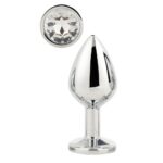 Gleaming Love Medium Silver Plug korek analny M
