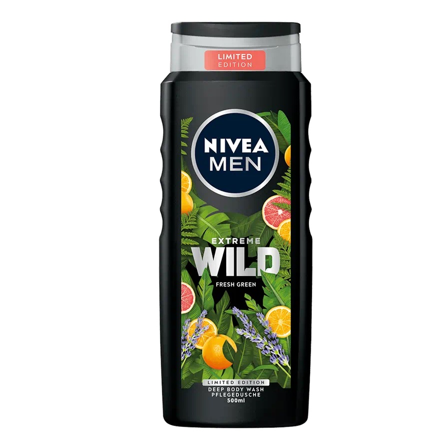 41001851658408744 Men Extreme Wild żel pod prysznic Fresh Green 500ml - obrazek 1