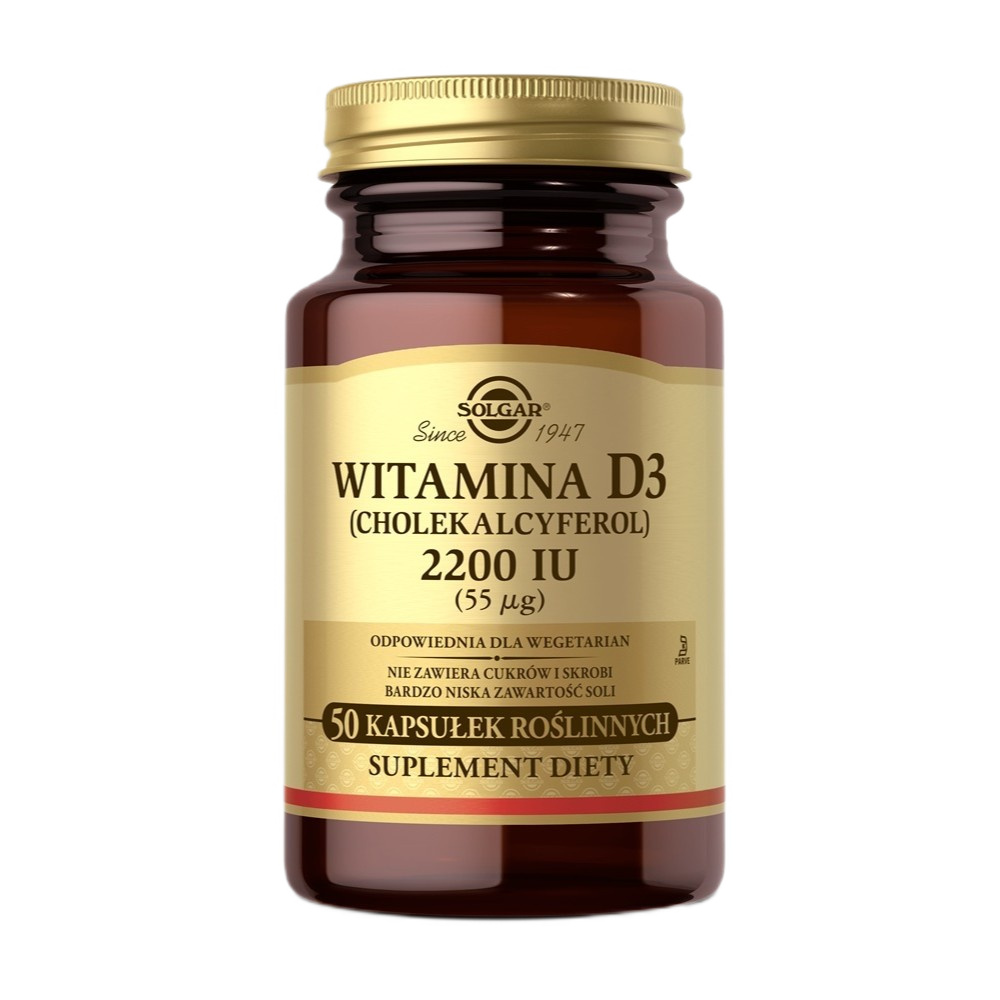 41068291768215901 Witamina D3 2200IU suplement diety 50 kapsułek - obrazek 1