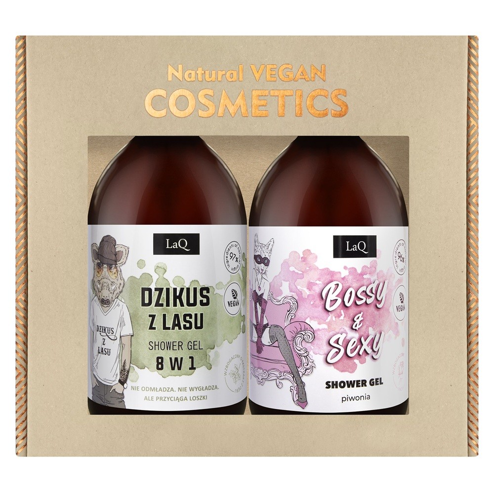 41175511753782050 Pełną Parą zestaw Bossy & Sexy żel pod prysznic 500ml + Dzikus z Lasu żel pod prysznic 500ml - obrazek 1