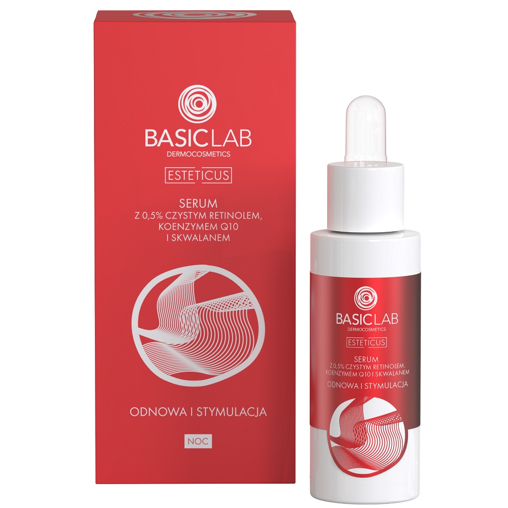 41228301634209627 Esteticus serum z czystym retinolem 0.5% Odnowa i Stymulacja 30ml - obrazek 1
