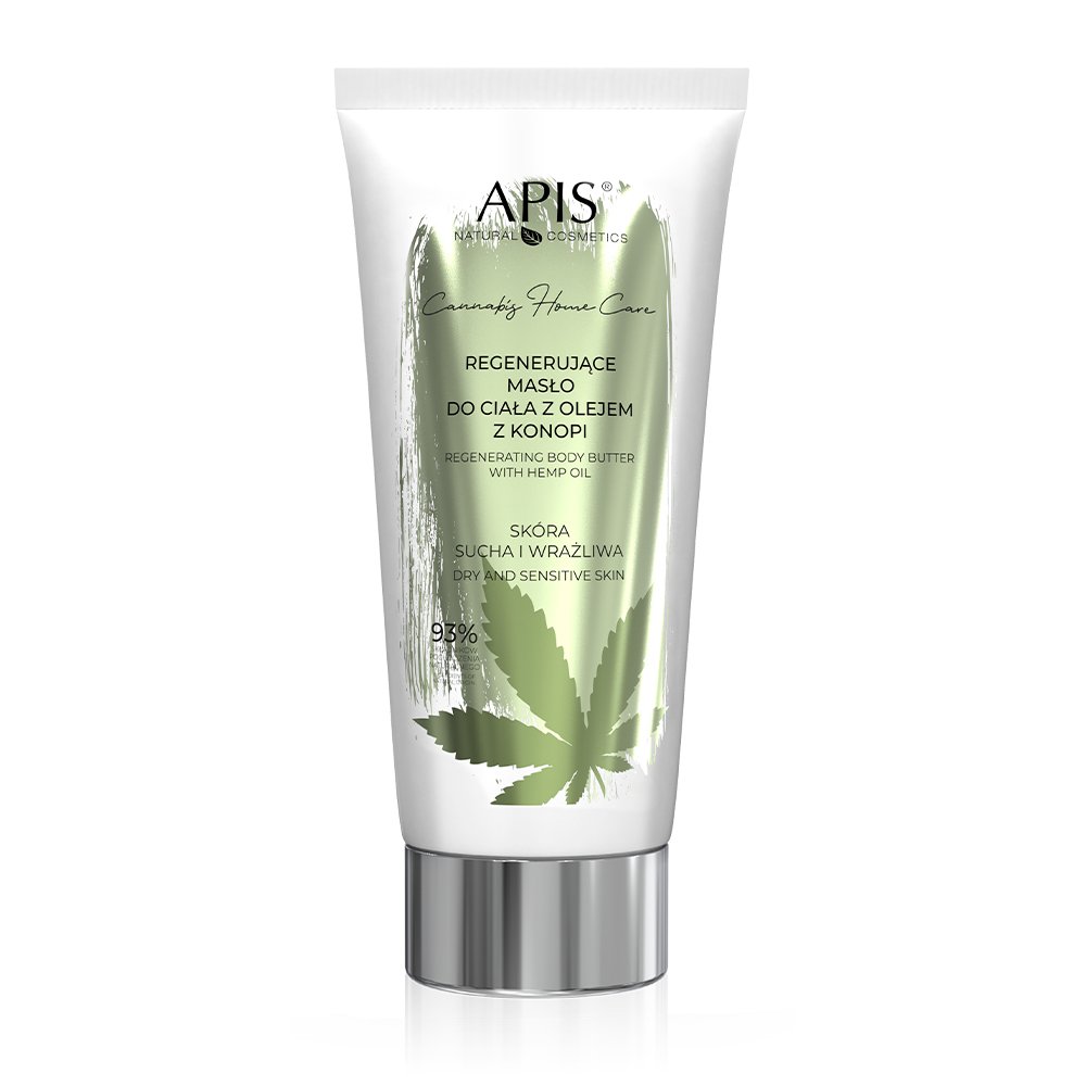 41272291612516925 Cannabis Home Care regenerujące masło do ciała z olejem z konopi 200ml - obrazek 1
