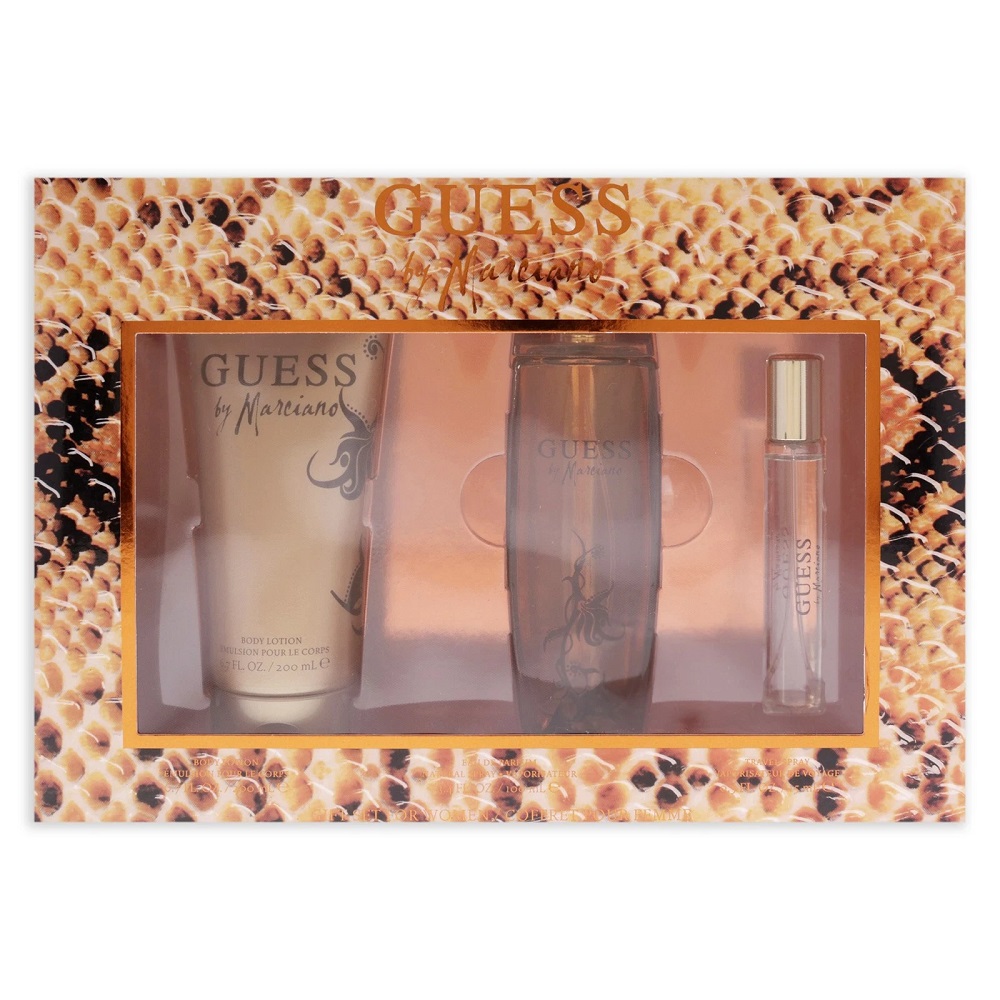 41319071761121704 Guess by Marciano zestaw woda perfumowana spray 100ml + woda perfumowana spray 15ml + balsam do ciała 200ml - obrazek 1
