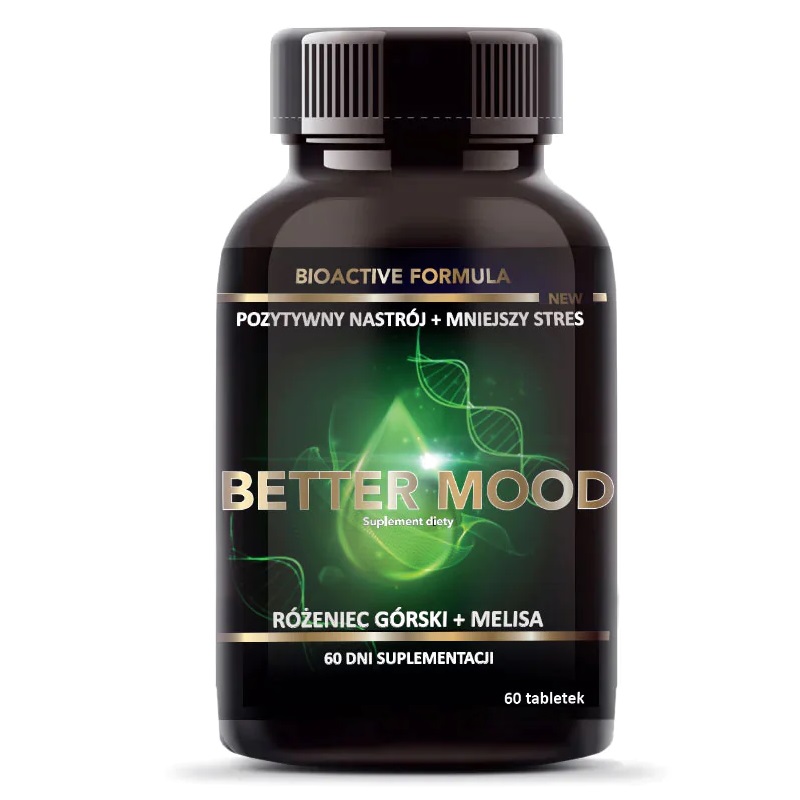 41349861680098235 Better Mood pozytywny nastrój i mniejszy stres suplement diety 60 tabletek - obrazek 1