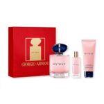 My Way zestaw woda perfumowana spray 90ml + miniatura wody perfumowanej 15ml + balsam do ciała 75ml