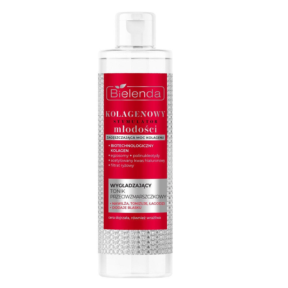 41459121741768595 Kolagenowy Stymulator Młodości wygładzający tonik przeciwzmarszczkowy 200ml - obrazek 1