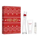 Flower by Kenzo zestaw woda perfumowana spray 50ml + mleczko do ciała 75ml + woda perfumowana spray 10ml