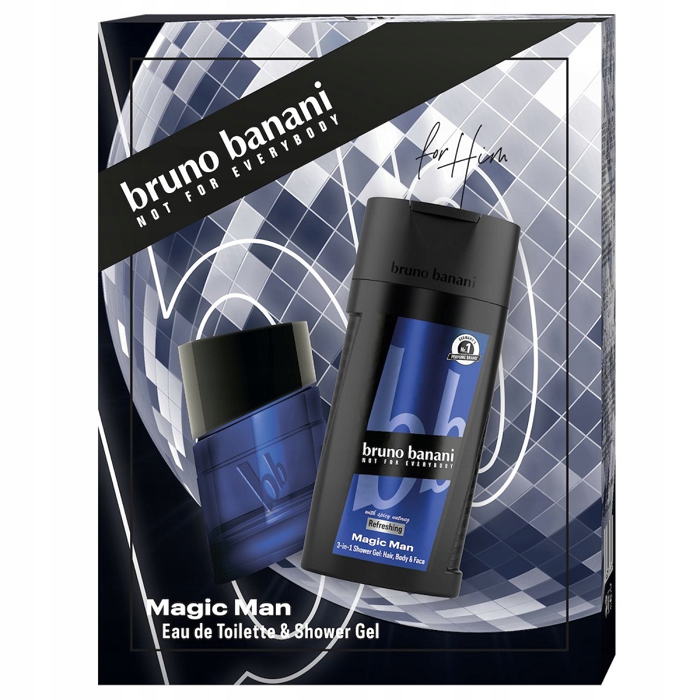 41486891741803698 Magic Man zestaw woda toaletowa spray 30ml + żel pod prysznic 250ml - obrazek 1