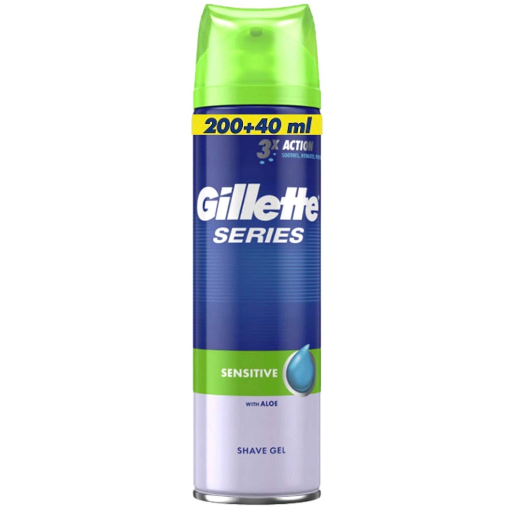 xr:d:DAFcZudtSRU:123,j:1153349245,t:23032010 Series Sensitive żel do golenia dla skóry wrażliwej 240ml - obrazek 1