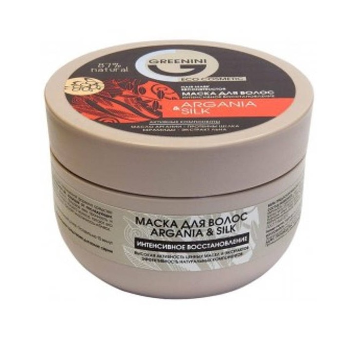 41594091590551067 Argania & Silk Mask odbudowująca maska do włosów Argan i Jedwab 200ml - obrazek 1