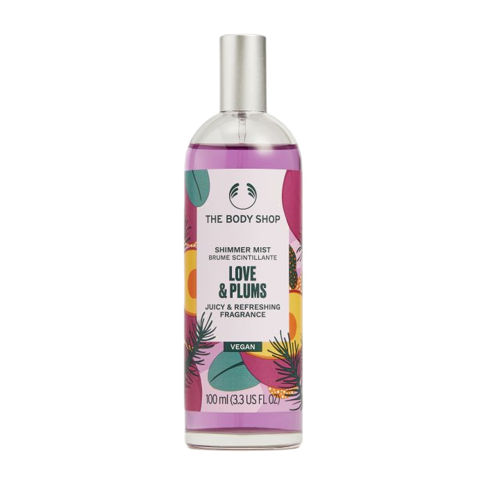 41621401707835556 Wegańska rozświetlająca mgiełka do ciała Love & Plums 100ml - obrazek 1