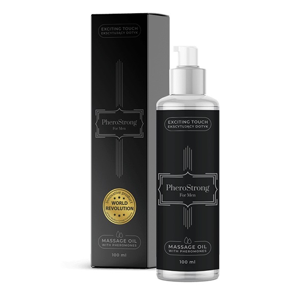 41651611638461922 For Men Massage Oil With Pheromones olejek do masażu z feromonami 100ml - obrazek 1
