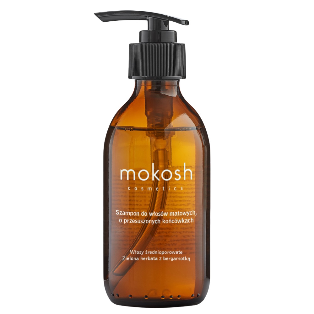 41725031754974771 Szampon do włosów matowych o przesuszonych końcówkach Zielona herbata z bergamotką 200ml - obrazek 1