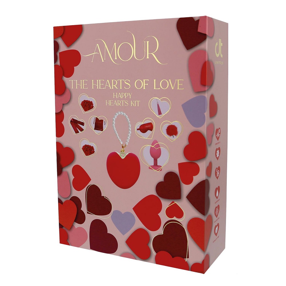 41750691730695499 Amour The Hearts of Love Happy Heart Kit zestaw gadżetów erotycznych - obrazek 1