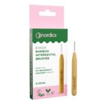 Bamboo Interdental Brushes bambusowe szczoteczki do czyszczenia przestrzeni międzyzębowej 0.45mm 8szt